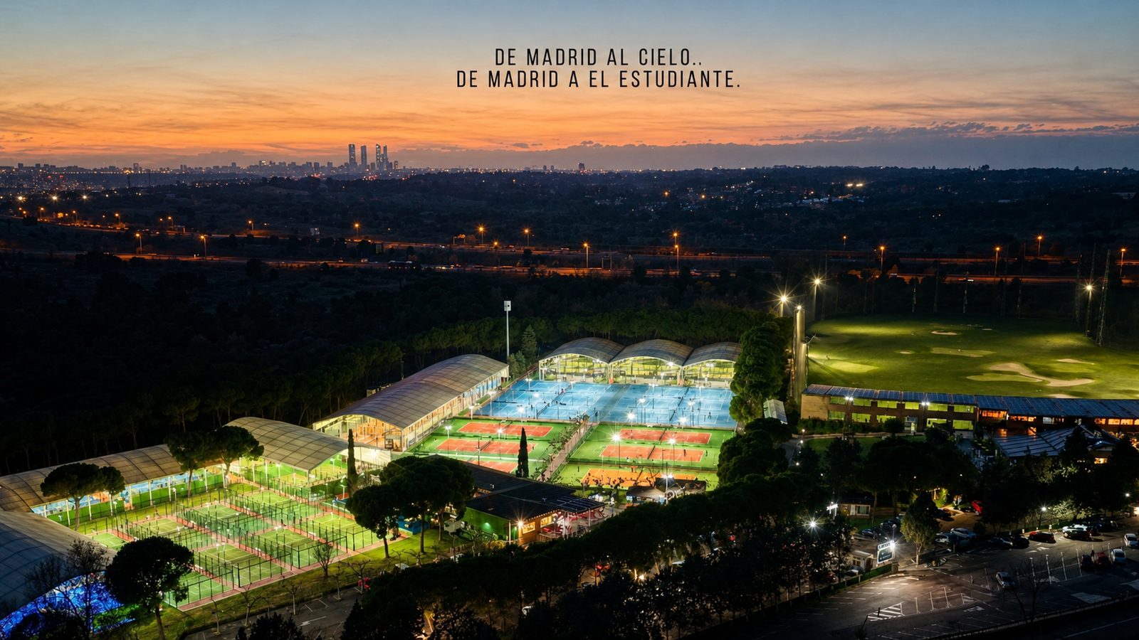 A padel match